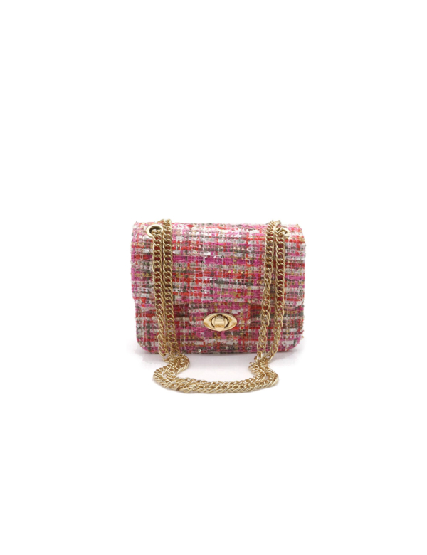 Bag tweed pink Bag tweed pink